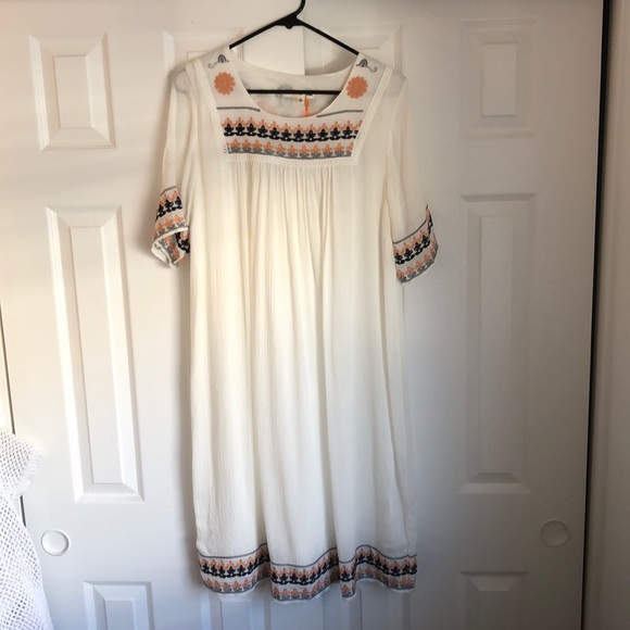 orange creek embroidered dress